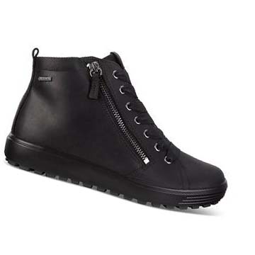 Baskets Ecco Soft 7 Tred Gtx Hi Femme Noir | FR 246QMA